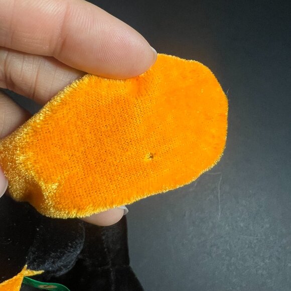 Plush Apparel Home of Mardi Gras Halloween Black Orange Collectible Dog Toy 7.5" - Picture 7 of 8